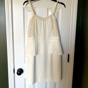 Lacey Cream Cocktail Dress